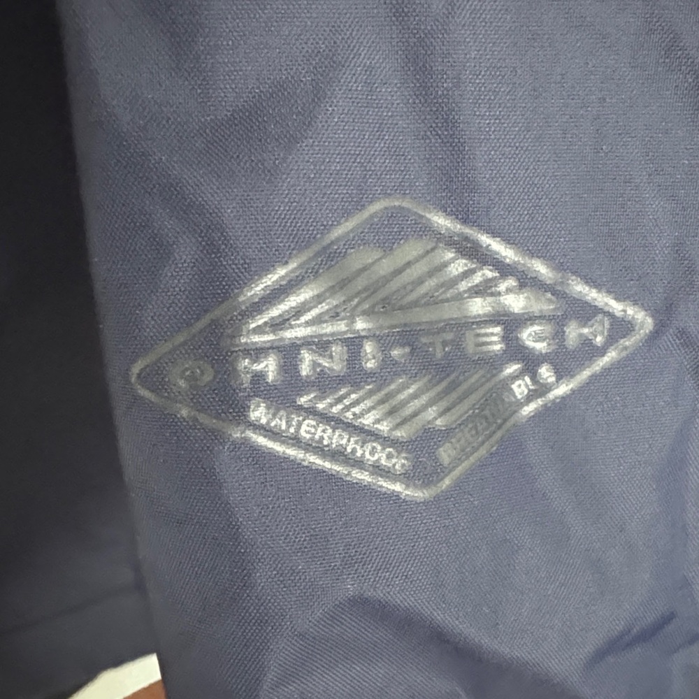 Columbia Waterproof Hooded Rain Jacket | Blue Lightweight Spring Coat | US SM - Picture 7 of 12